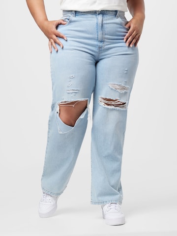 Loosefit Jean Cotton On en bleu : devant