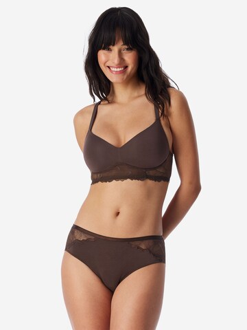 SCHIESSER Bustier Bügelloser BH ' Unique Premium ' in Braun