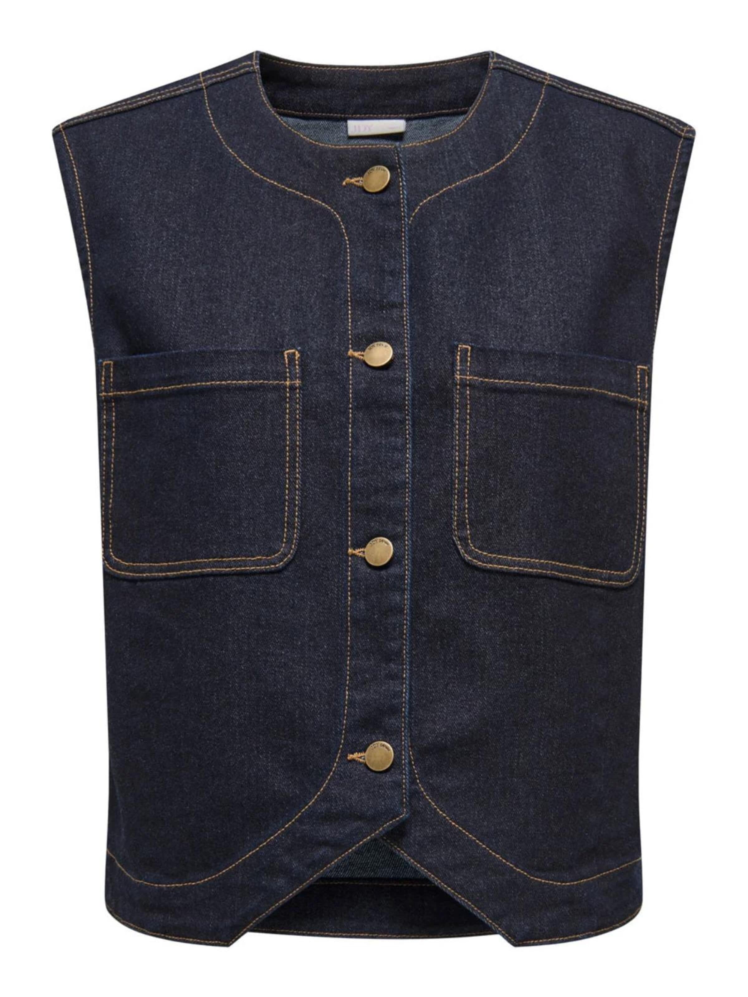 JDY Vest 'JDYRICKY WAISTCOAT' in S in Blue denim, Item view