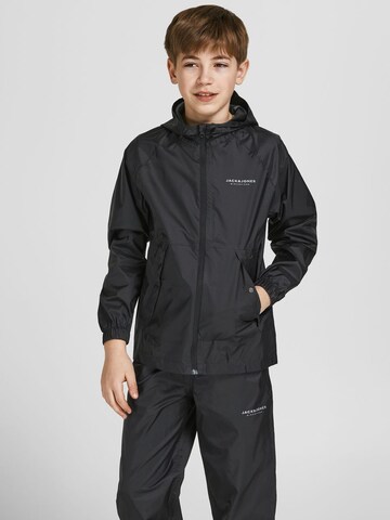 Jack & Jones Junior Regular Athletic Suit in Black: front