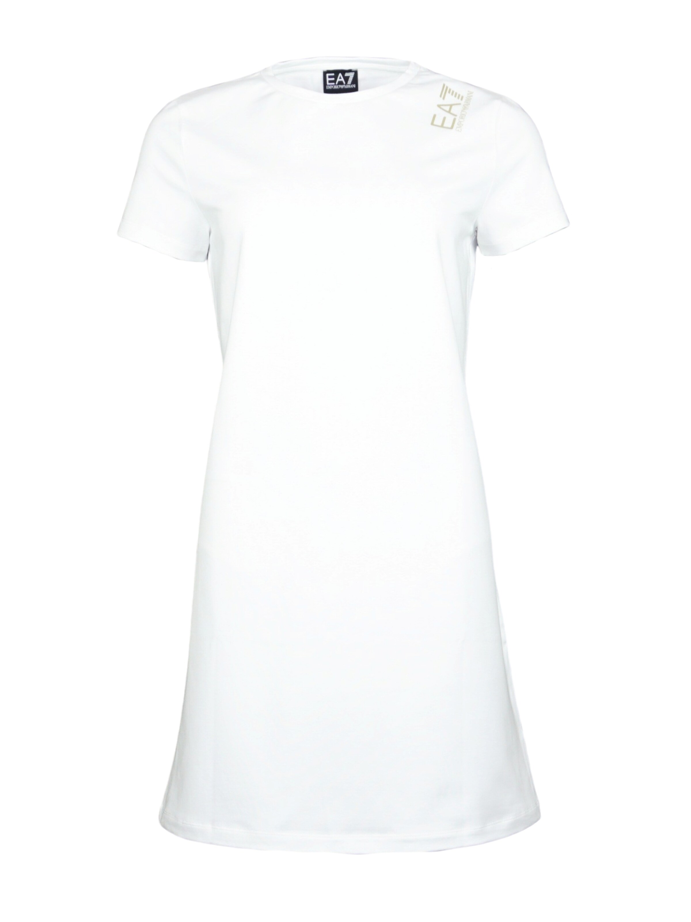 EA7 Emporio Armani Dress in Beige / White, Item view