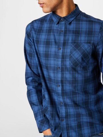 !Solid Klasický střih Košile 'Varick' – modrá