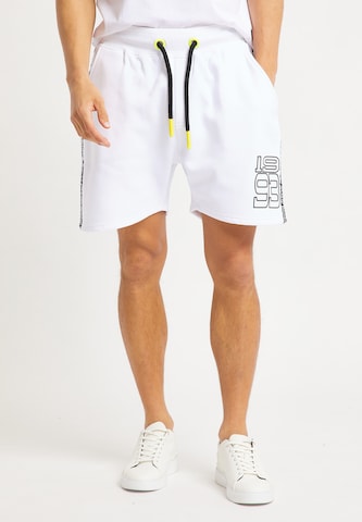 Regular Pantalon 'MCDONALD' BRUNO BANANI en blanc : devant