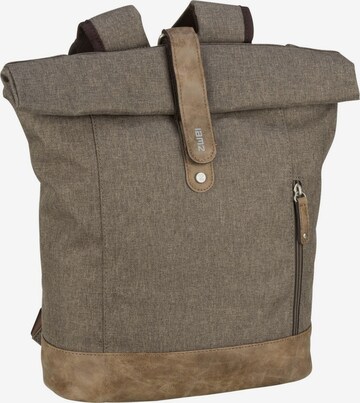 ZWEI Backpack 'Olli' in Brown: front