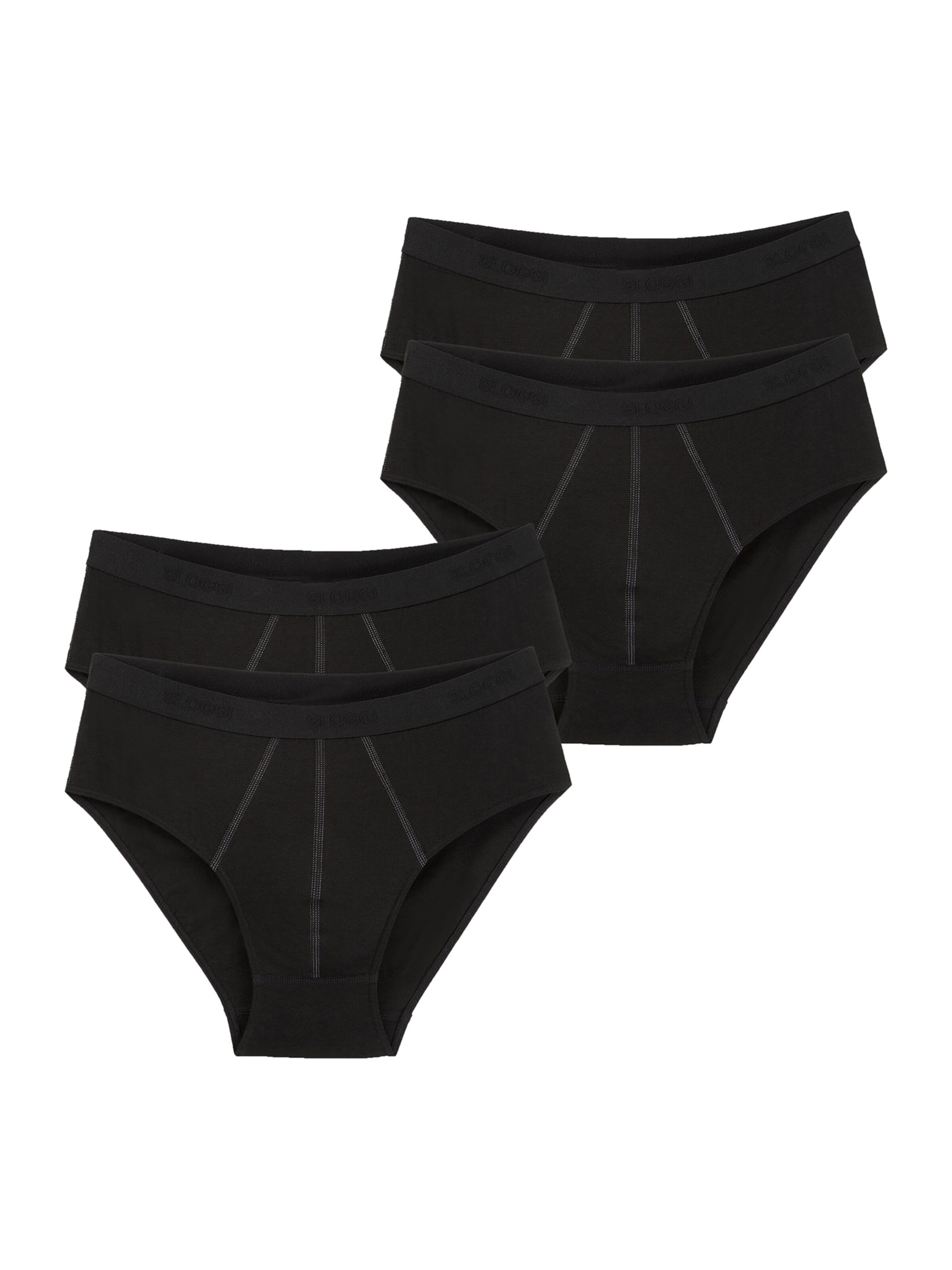 SLOGGI Slip ' 24/7 ' in Zwart: voorkant