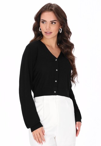 Cardigan faina en noir : devant