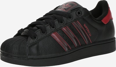 Sportbačiai be auliuko 'SUPERSTAR II' iš ADIDAS ORIGINALS, spalva – raudona / juoda, Prekių apžvalga