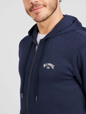 BILLABONG Zip-Up Hoodie 'ARCH' in Blue