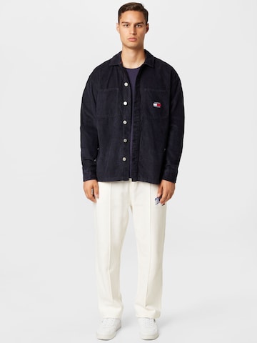 Tommy Jeans Regular fit Button Up Shirt in Blue