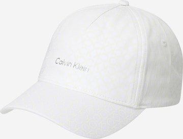Calvin Klein Čepice – bílá: přední strana