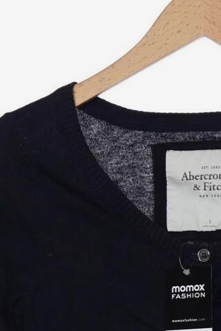 Abercrombie & Fitch Strickjacke S in Blau