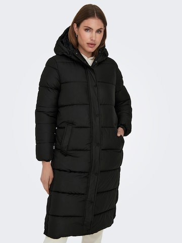 Manteau d’hiver 'Cammie' ONLY en noir : devant