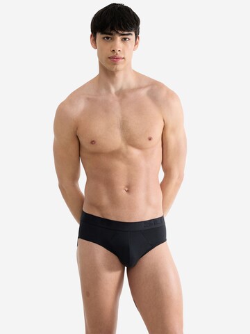 Slip ' Base Soft ' SLOGGI en noir : devant