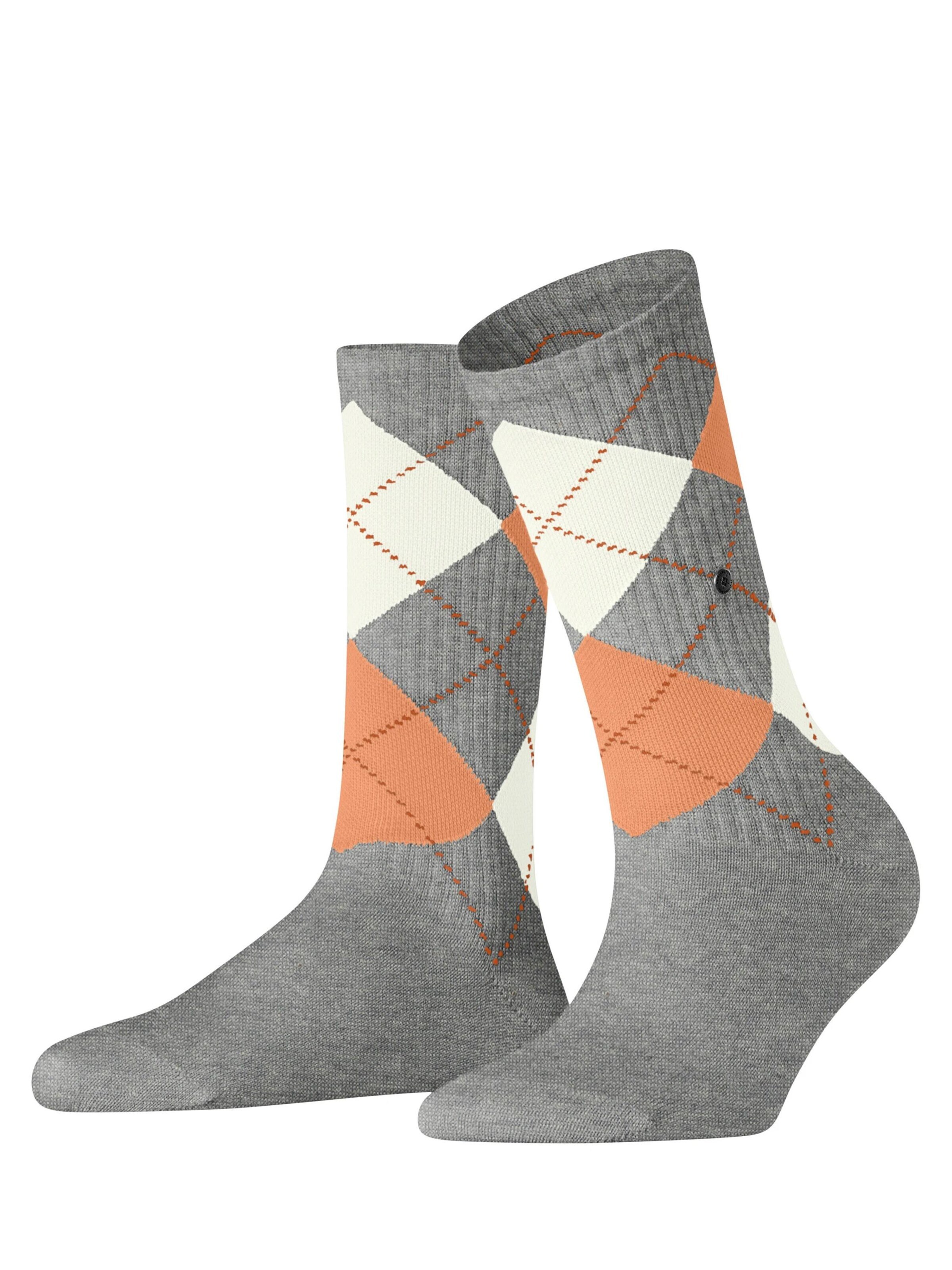 BURLINGTON Socks 'Rib Courtside' in Grey: front