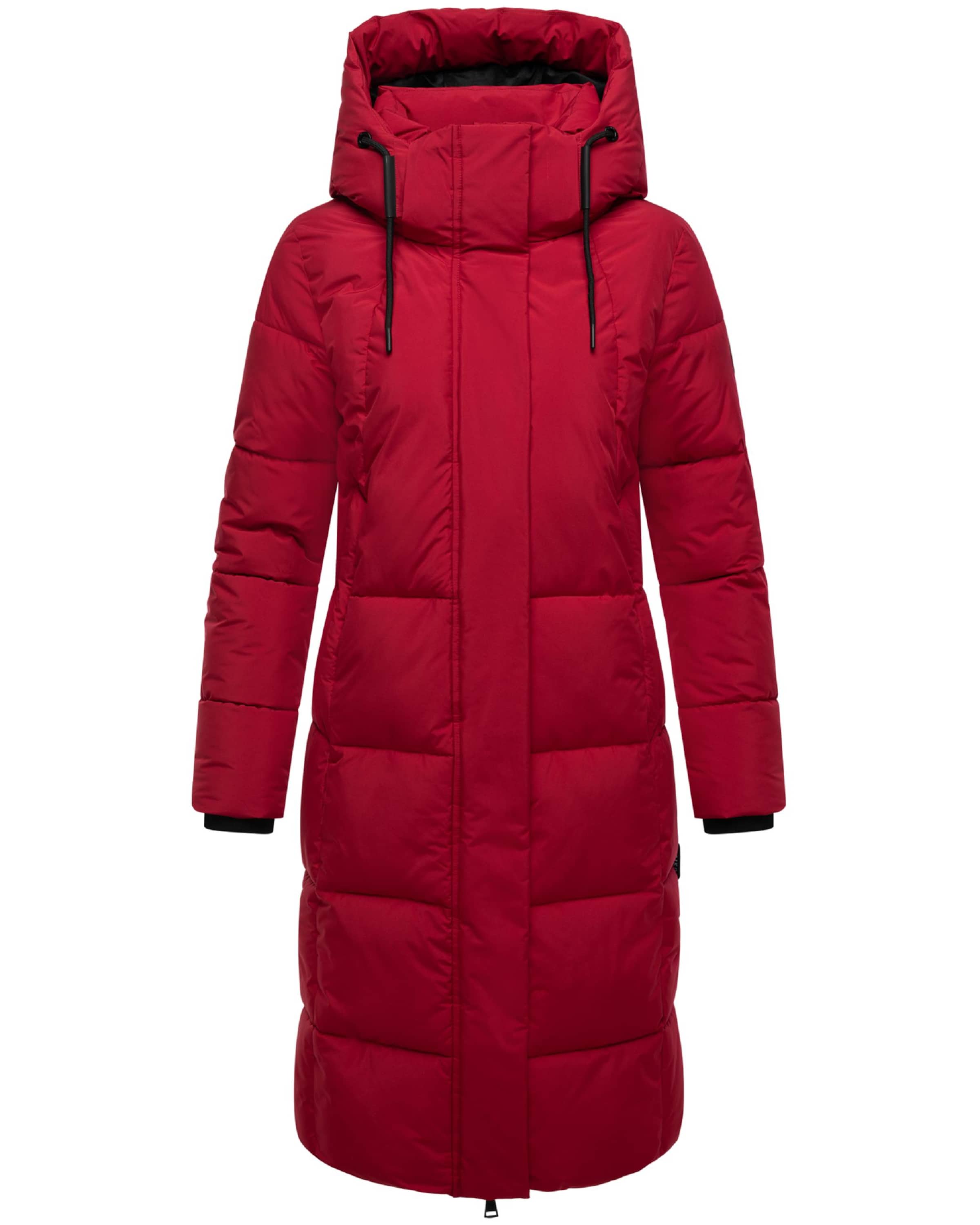 MARIKOO Wintermantel 'Chumanii XVI' in Rot: Vorderseite