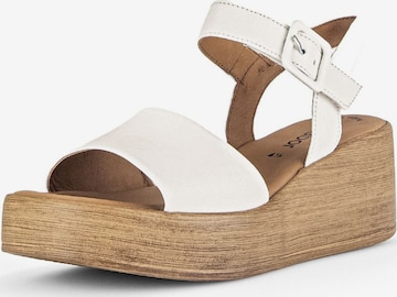 GABOR Sandals in White: front