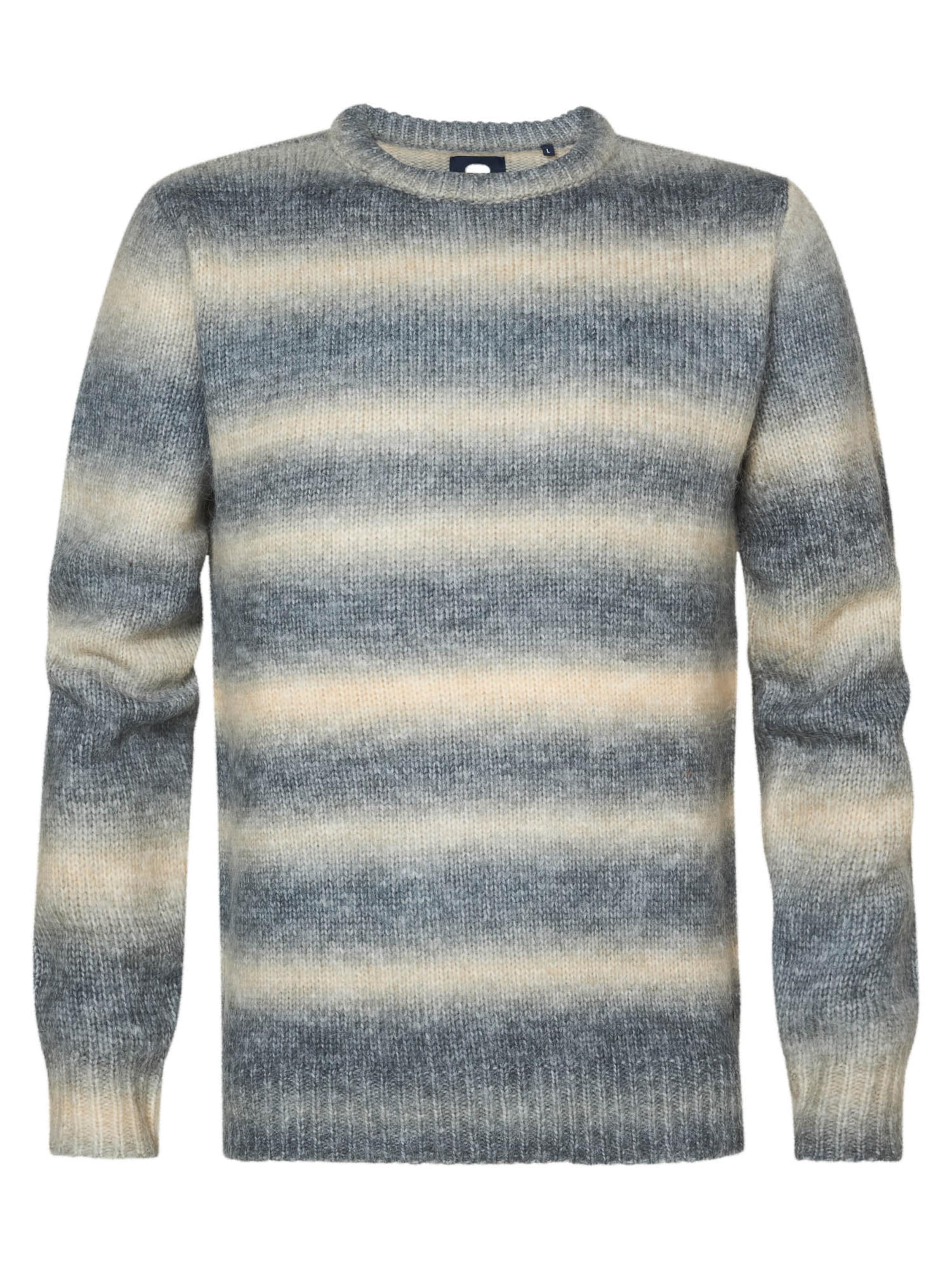 Pull-over 'Brooks' Petrol Industries en bleu : devant