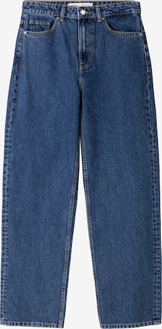 BershkaLoosefit Traperice - plava boja: prednji dio