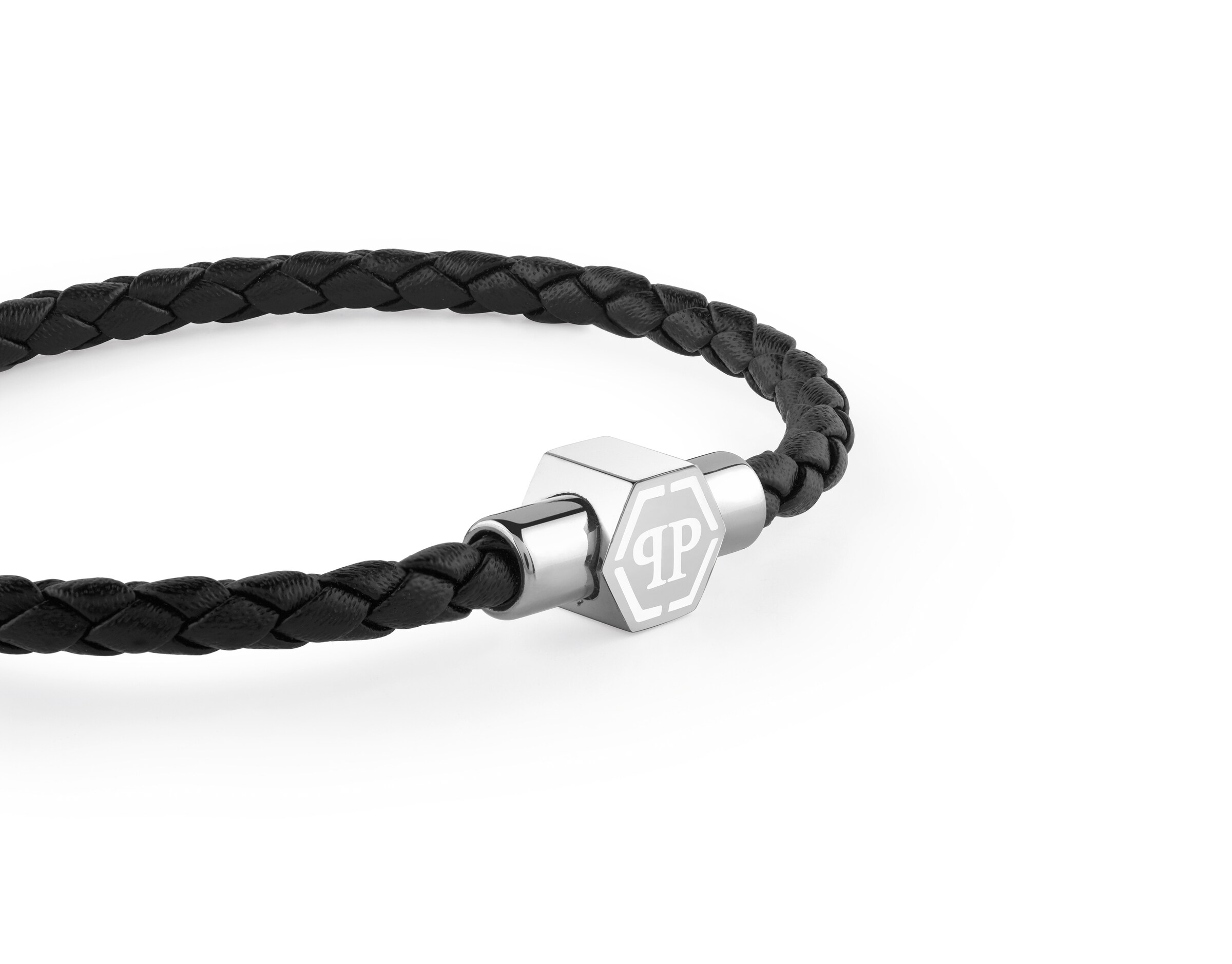 Braccialetto 'Enigma' di Philipp Plein Jewellery in nero