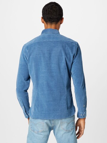 Hackett London Regular Fit Hemd in Blau