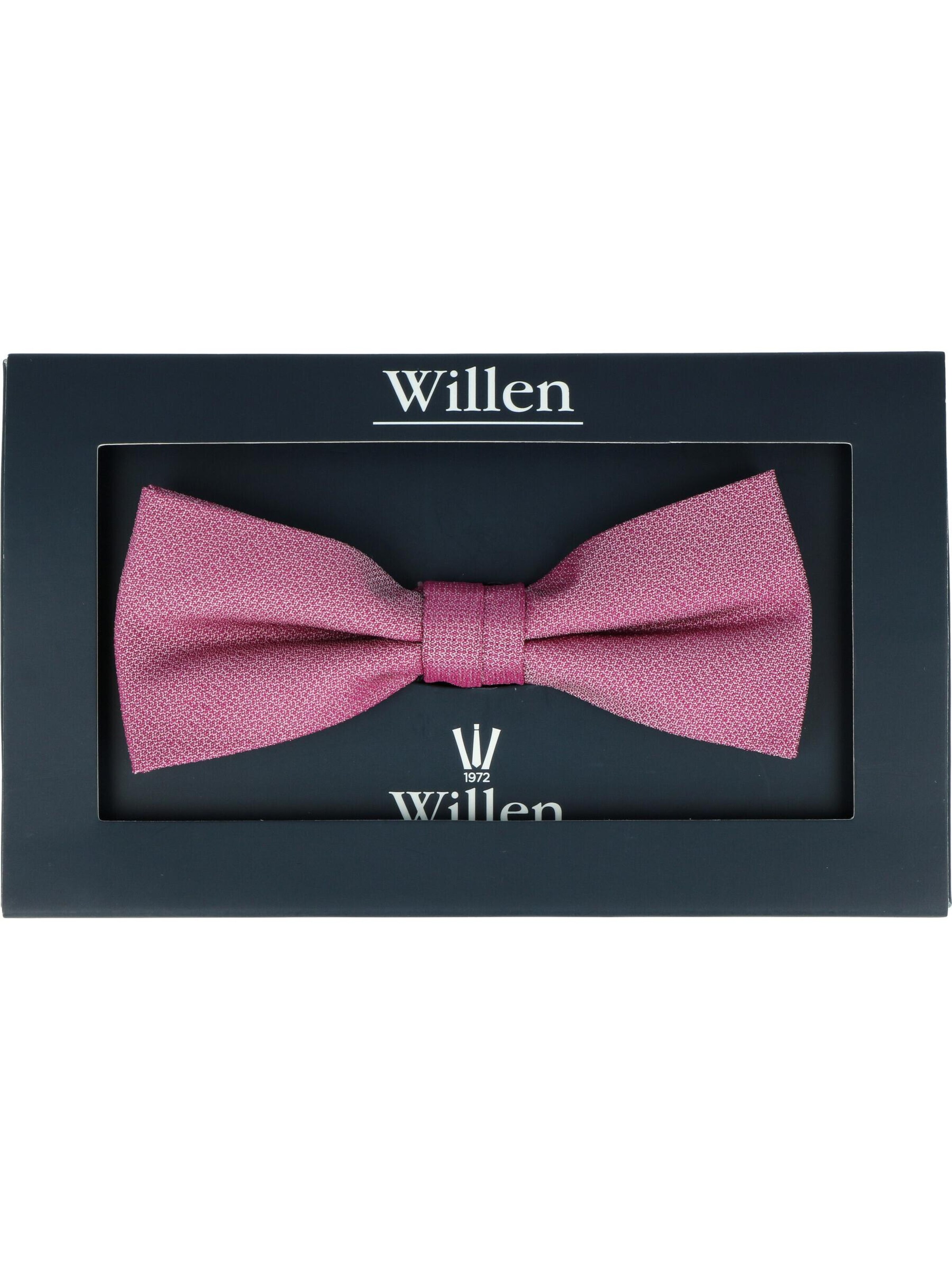WILLEN Bow Tie 'Uni Struktur' in Pink