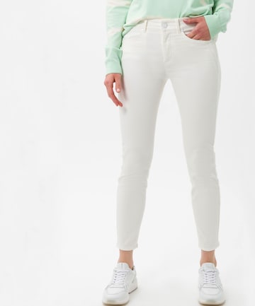 BRAX Skinny Jeans 'Ana' in Wit: voorkant