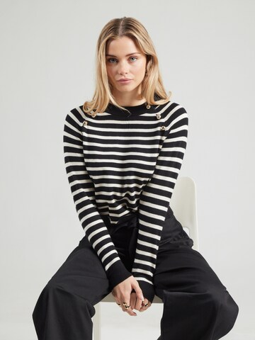 Pull-over 'VMHAPPY' VERO MODA en noir : devant