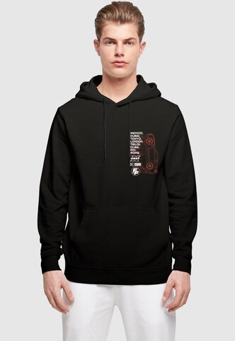 Merchcode Sweatshirt 'Fast X - Cities' in Schwarz: predná strana