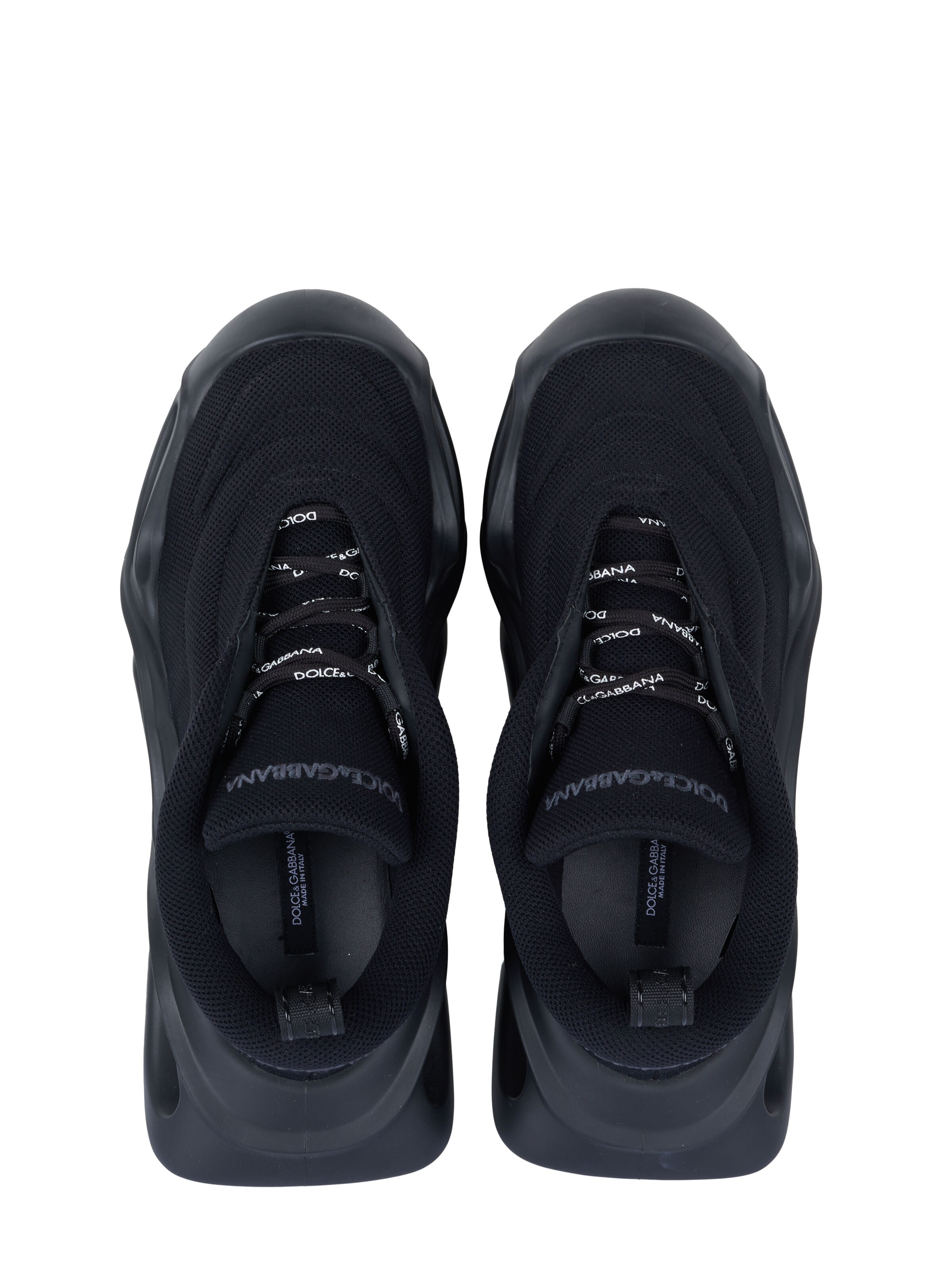 Baskets basses 'Dolce & Gabbana Schuhe' DOLCE & GABBANA en noir