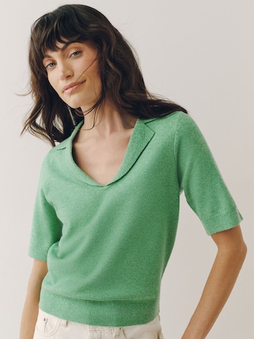 Next Pullover i grøn: forside