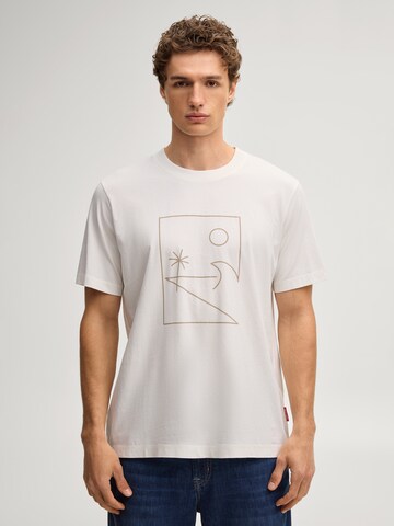 JOOP! Jeans T-Shirt 'Makoa' in Weiß: Vorderseite
