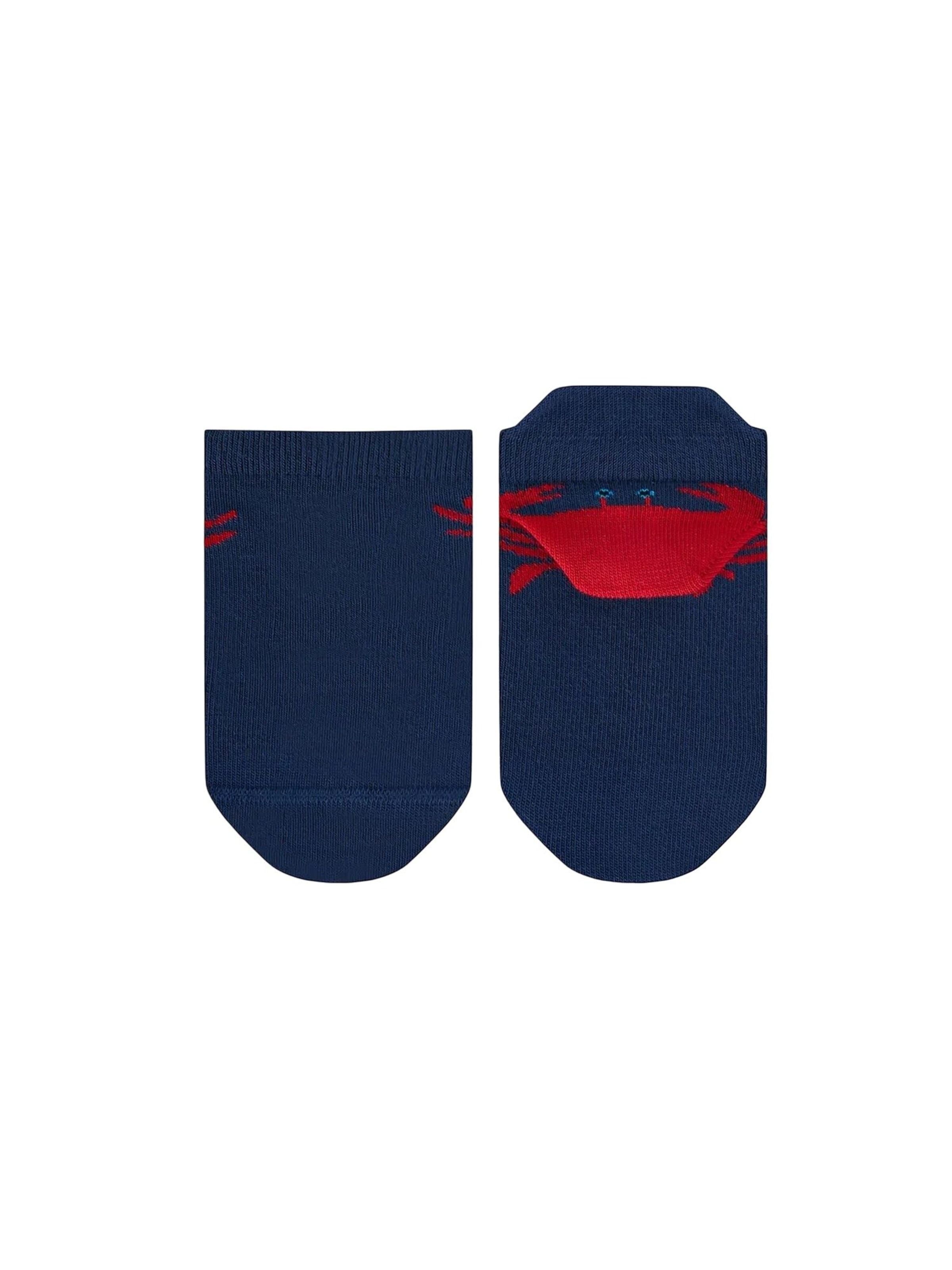 Penti Sokken 'PENTI Pinchy Crab No-Show-Socken mit Krabbenmuster, 3 Paar' in Gemengde kleuren
