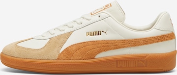 PUMA Ниски маратонки 'Army Trainer' в бяло: отпред