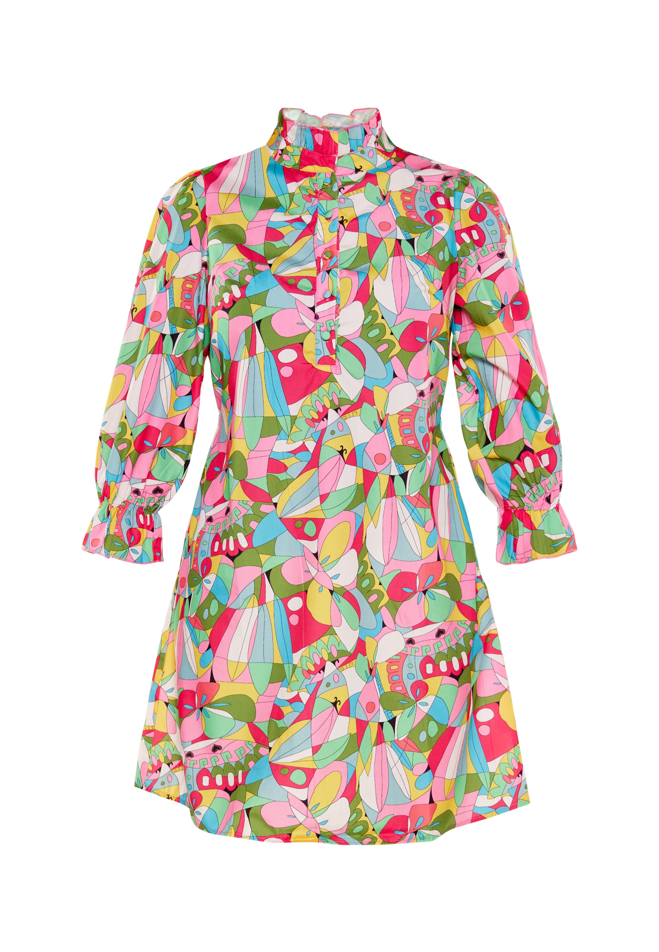 Usha Kleid in Mischfarben: Vorderseite