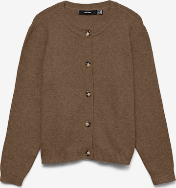VERO MODA Cardigan 'VANIA' i brun: forside
