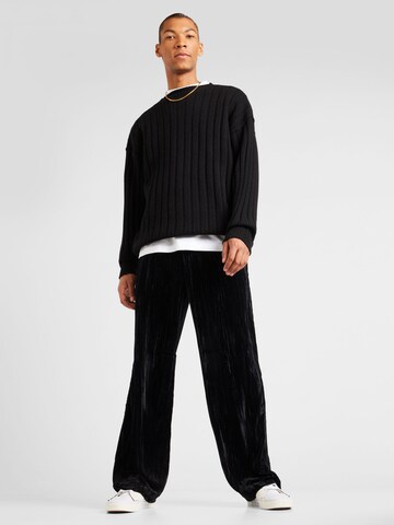 J.Lindeberg Wide leg Broek 'Noah' in Zwart