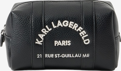 Karl Lagerfeld Kosmetiikkalaukku 'K/RSG' koossa One Size värissä musta / valkoinen, Tuotenäkymä