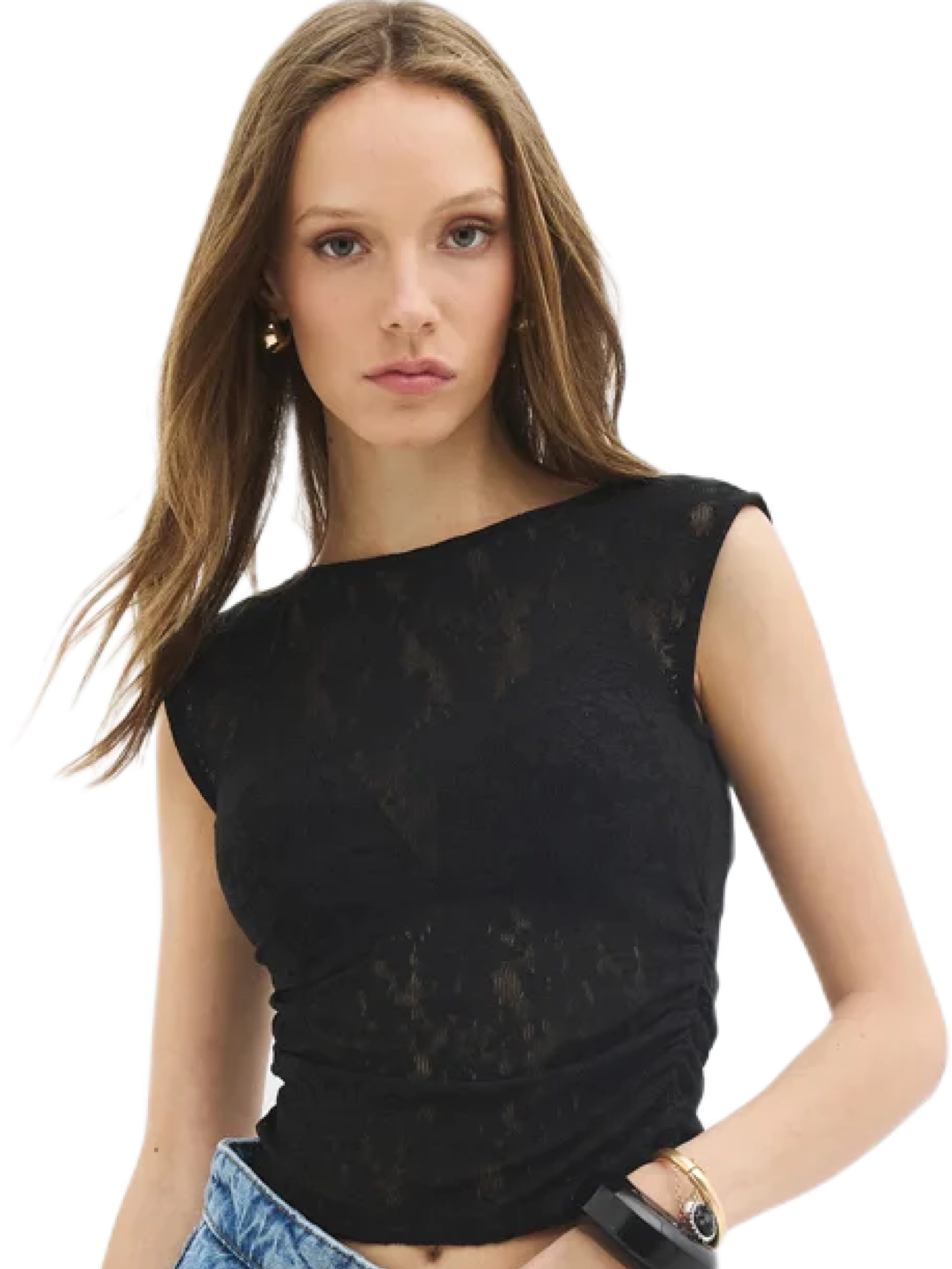 No Matter What Bluse in Schwarz