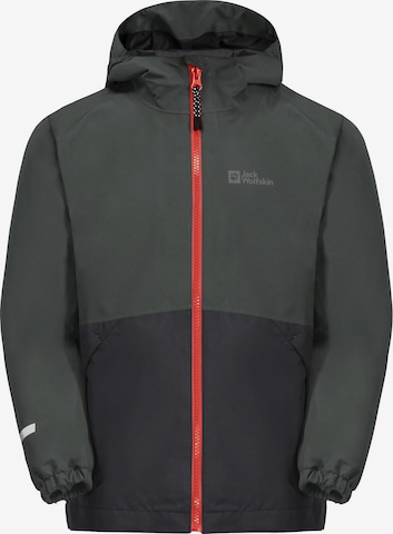 JACK WOLFSKIN Outdoorjas 'Iceland' in Groen: voorkant