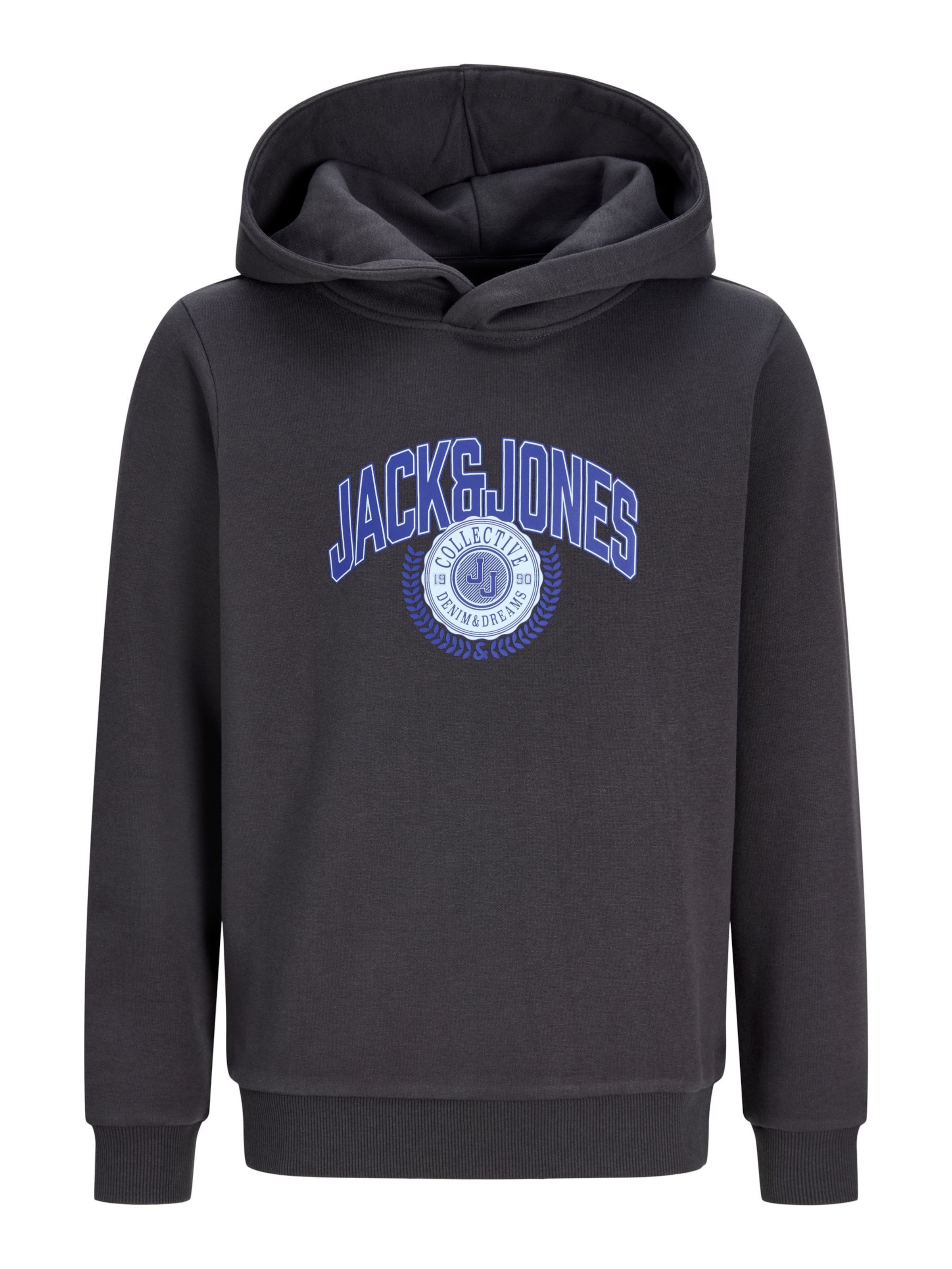 Jack & Jones Junior Sweatshirt in 152 in blau / grau / weiß, Produktansicht