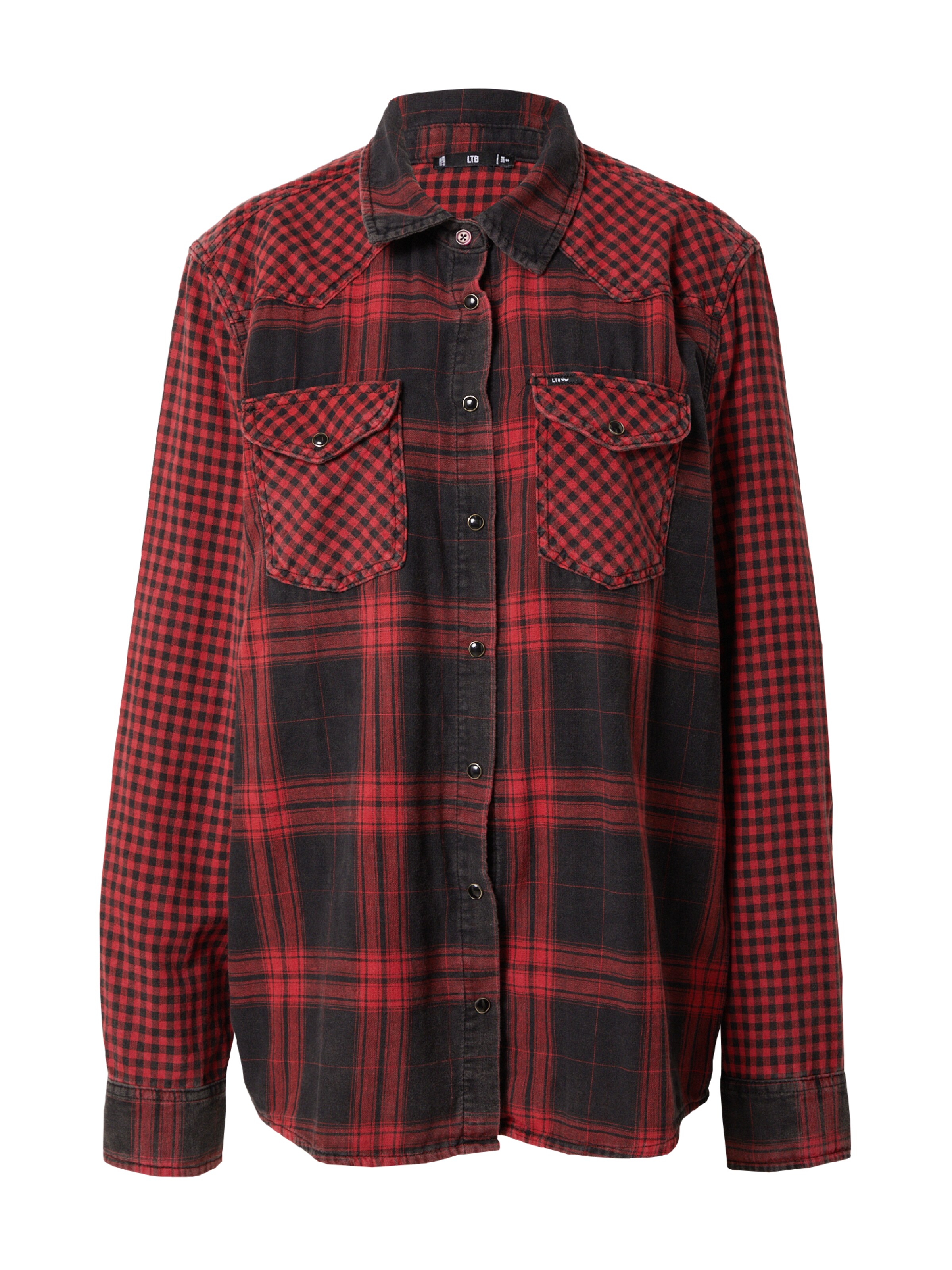 Chemisier 'NOVA' LTB en rouge : devant