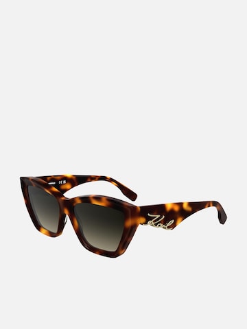 Karl Lagerfeld Sonnenbrille‌‌‌ in Braun: Vorderseite