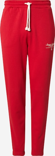 Kelnės 'ORESTE' iš Sergio Tacchini, spalva – ryškiai raudona / balta, Prekių apžvalga