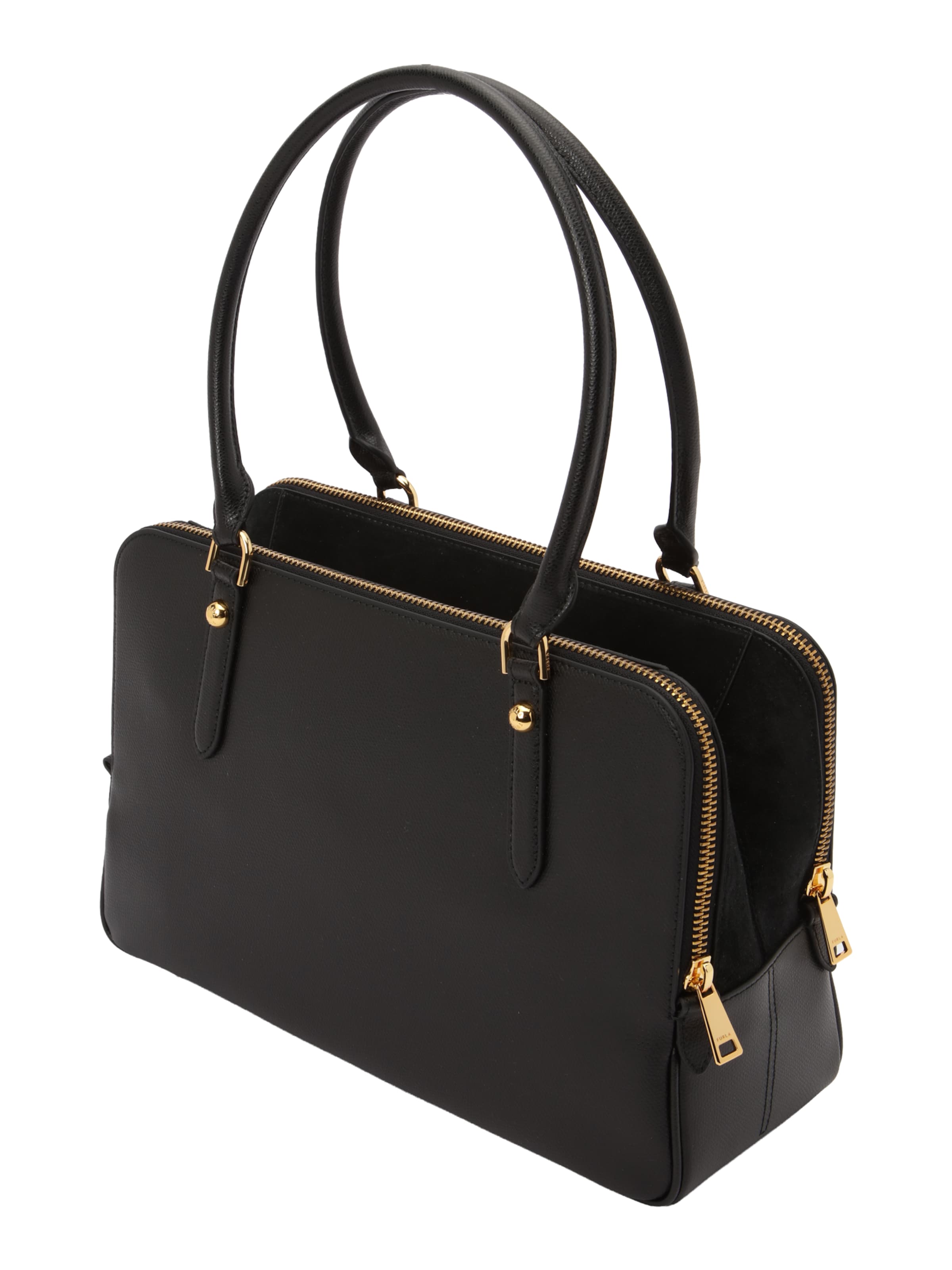 FURLA Axelremsväska 'Giulia' i svart