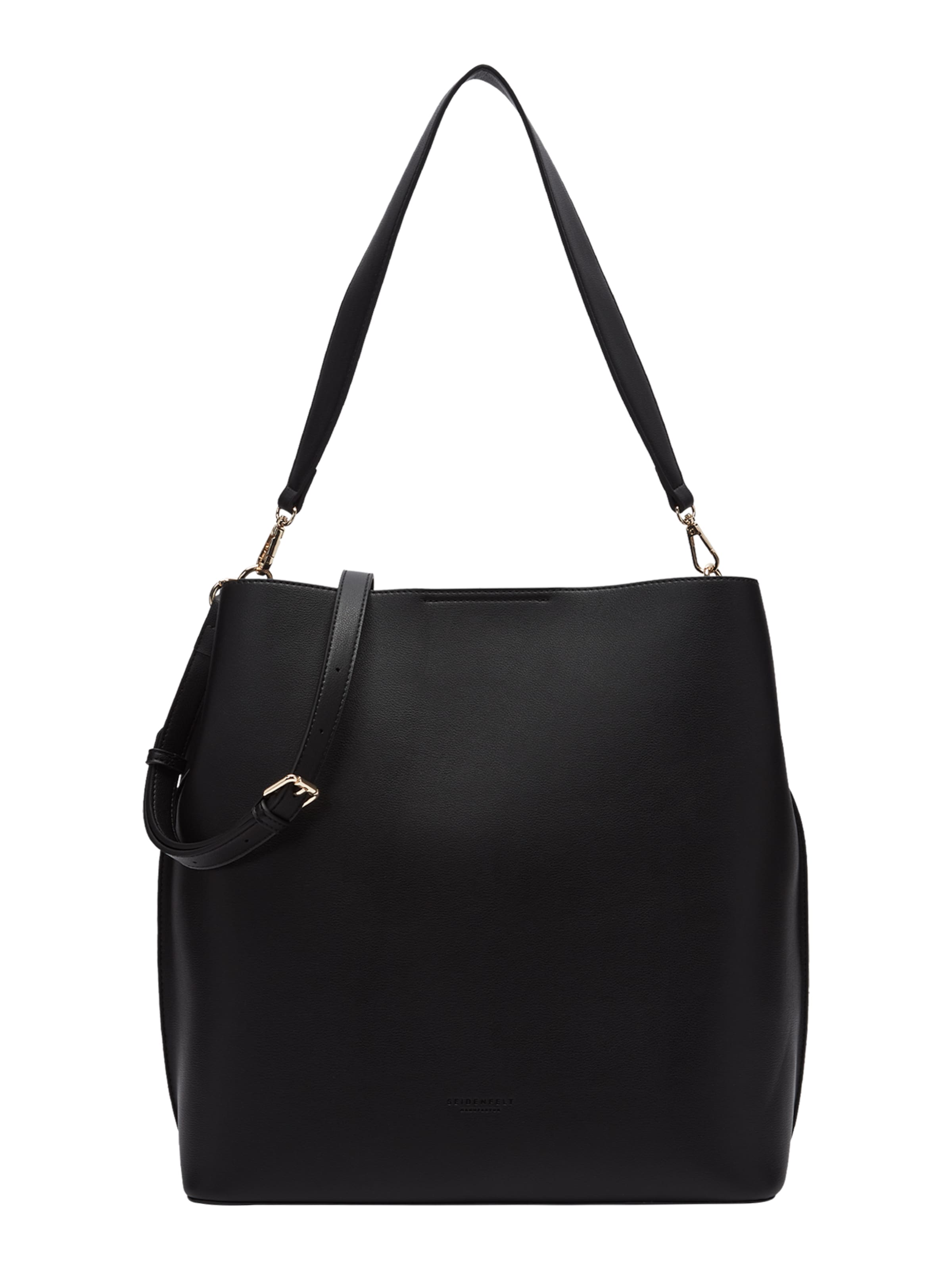 Seidenfelt Наплечная сумка 'Nelma' в Черный: спереди