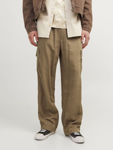 JACK & JONES Loosefit Cargobroek in Bruin: voorkant