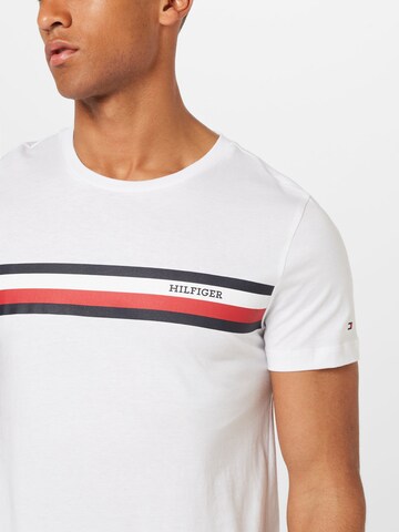 TOMMY HILFIGER T-Shirt in Weiß
