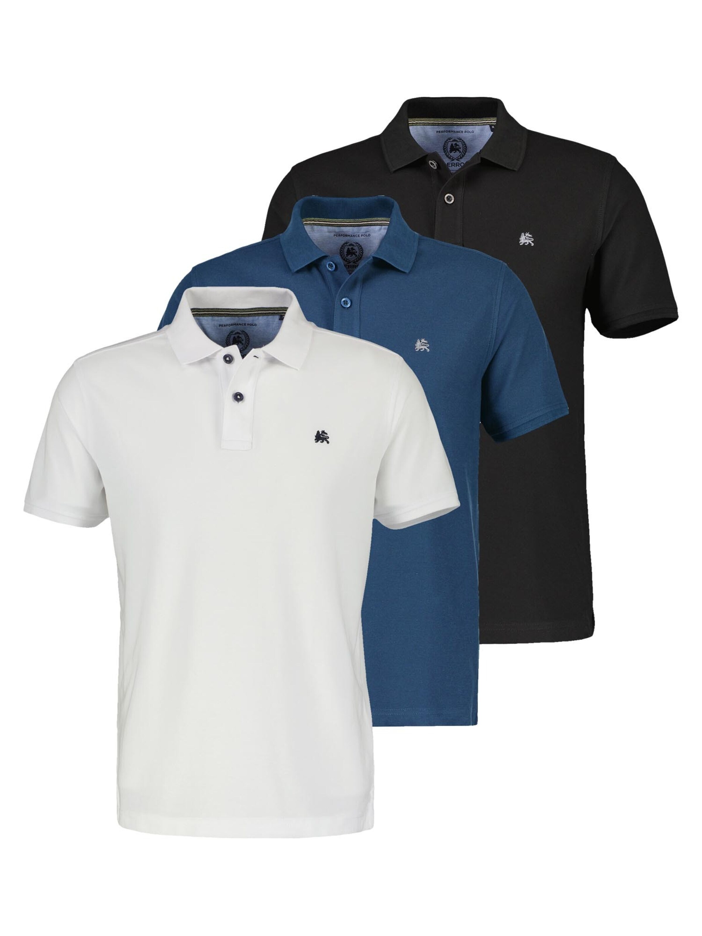 LERROS Shirt 'Basic' in Gemengde kleuren: voorkant