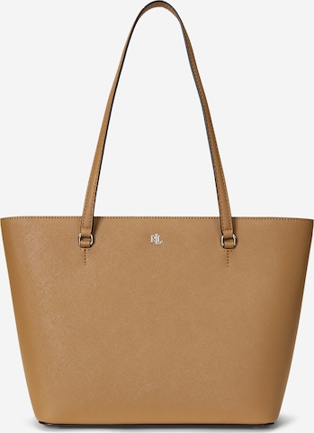 Cabas 'KARLY' Lauren Ralph Lauren en beige : devant