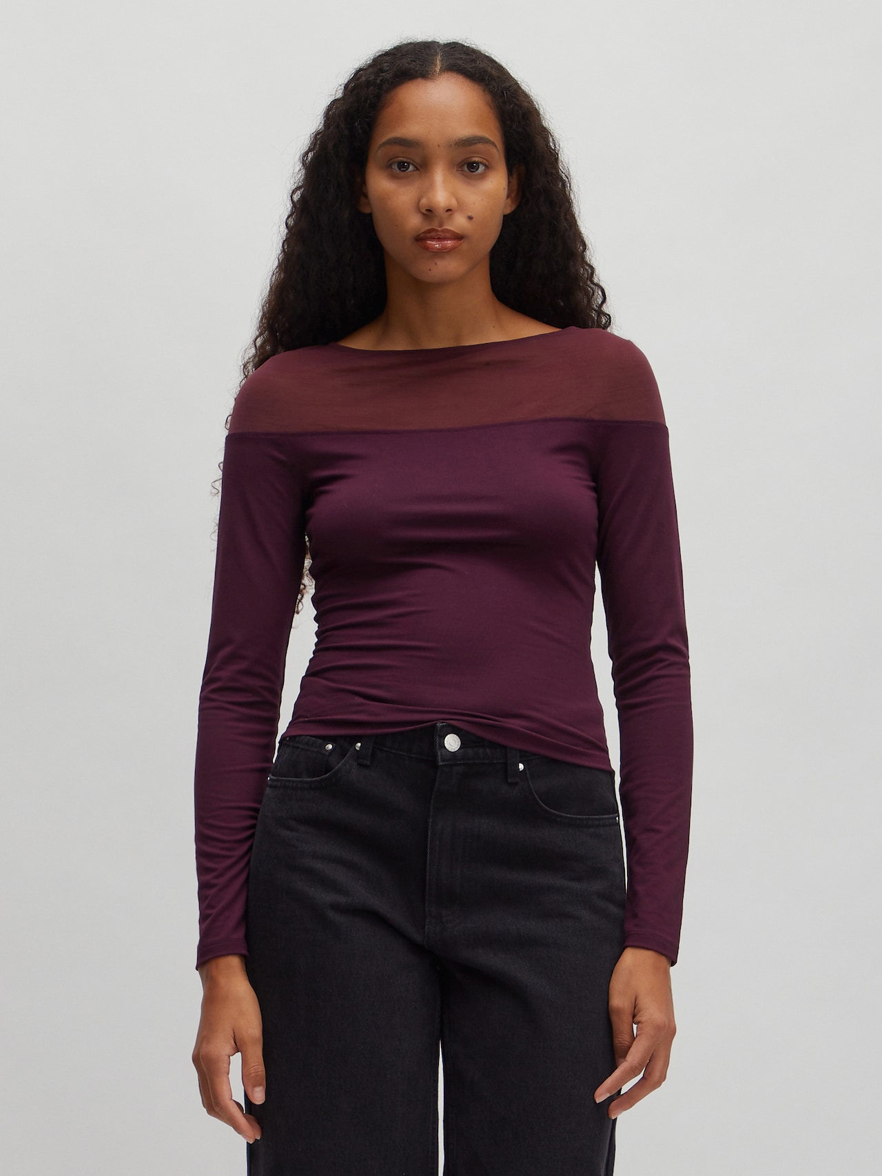EDITED Shirt 'Kareene ' Rood